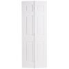 24 in. x 80 in. Composite White Bi-Fold Door