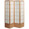 Shoji Honey Four-Panel Meditation Screen