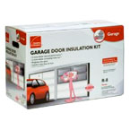 Garage door insulation