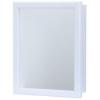 15 In. W Swing Door Medicine Cabinet in White