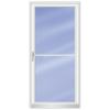 3000 Series 36 in. White Self-Storing Storm Door with Nickel Hardware