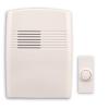 Wireless Battery Operated Door Chime Kit With Off-White Cover