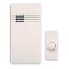 Wireless Battery Operated Door Chime Kit With White Cover