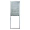 22 in. x 64 in. White Aluminum Add-on Blind for Full View Doors