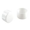 1/2 In. White Plastic Leg Tip, 4-Pack