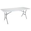 White Granite 6 Ft. Fold-in-half Table