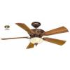 52 In. Volterra Bronze with Silver Highlights Bercello Estates Ceiling Fan