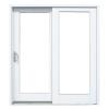 71-1/4 in. x 79-1/2 in. Composite White Left-Hand Sliding Patio Door with Smooth Interior