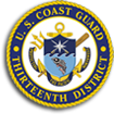 13th Coast Guard District Logo
