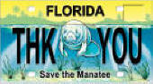 New Manatee License Plate
