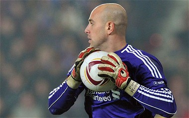 Pepe Reina-Sporting Braga v Liverpool: live