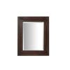 Richmond 24 in. W Surface Mount Mirrored Corner Medicine Cabinet in Mahogany