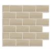 1.5 in. x 3 in. Sand Mosaik Wall Applique