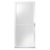 2000 Series 32 in. White Aluminum Self-Storing Storm Door with Nickel Hardware