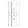 Su Casa 30 in. x 48 in. Black 5-Bar Window Guard