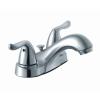 Constructor 4 in. 2-Handle Low-Arc Bathroom Faucet in Brushed Nickel