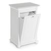 Hampton Bay Tilt-out Hamper Single 17 In. W in White