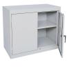 Desk Height Steel Cabinet 36 In. W x 18 In. D x 30 In. H Dove Gray Color