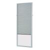 27 in. x 66 in. White Add-on Blind for Flush Frame Doors