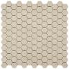 Old World White Hexagon 1 in. - 11-3/4 x 12 in. Unglazed Porcelain Mosaic Floor/Wall Tile