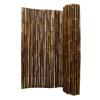 Black Rolled Bamboo 6 ft. H Fencing