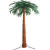8 Ft. Pre-Lit Artificial Natural Palm Tree