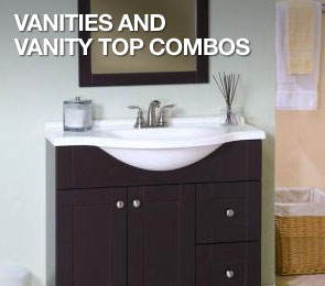 VANITIES AND VANITY TOP COMBOS