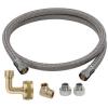 Speedi Plumb Plus 3/8 in. Compression x 3/8 in. Compression x 48 in. Polymer Coated Dishwasher Connector