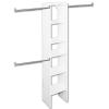 82.5 in. x 16 in. T3 White Custom Closet Organizer