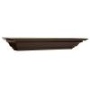 Crown Moulding 24 in. Floating Espresso Shelf