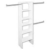 82.5 in. x 25 in. T4 White Custom Closet Organizer