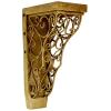 Decorative Metal Chateau Corbel - Tuscany Vinea, Kindled Gold