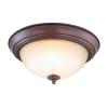 2-Light Flush Mount Nutmeg Ceiling Lights (2-Pack)