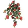 36 in. Artificial Fade-Resistant Plastic Outdoor Rich Red Bougainvillea Bush