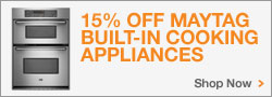 15% Off Maytag Built In Cooking Appliances