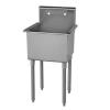 T60-144 24 in. x 24 in. x 14 in. Stainless Steel Compartment Sink