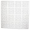 1/4 in. x 48 in. x 48 in. Vinyl Oriental 2 Lattice Decor Panel