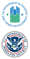 HUD and DHS seals