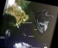Landsat image of oil spill in the Gulf