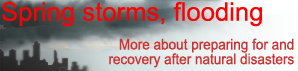 Spring storms and wildfires, more on preparing for and recovery after natural disasters