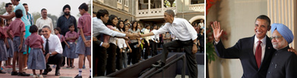 Slideshow of President's Trip to India