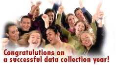 Congratulations on a successful data collection year!