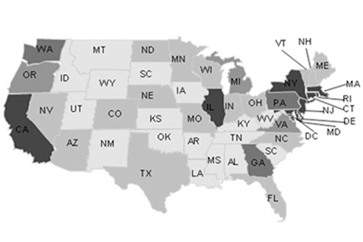 H1N1 Map