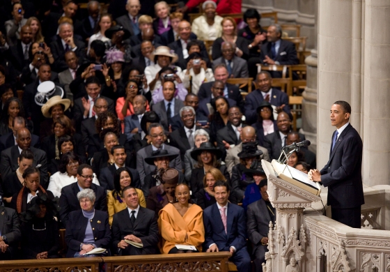Delivering the Eulogy for Dorothy Height