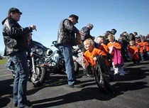 Preschooler owns his own Harley-Davidson