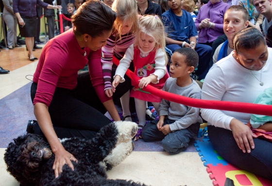 Bo at the Children's National Medical Center