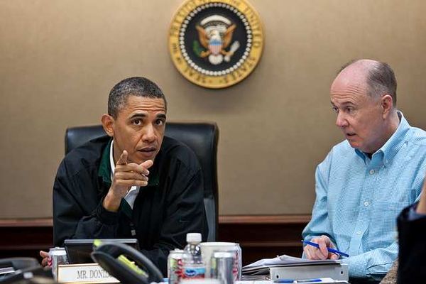 Tom Donilon with Obama 5-1-11