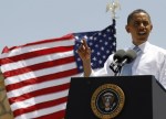 U.S. President Barack Obama delivers remarks on immigration reform at Chamizal National Memorial Park in El Paso, Texas