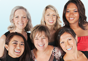 group of happy women