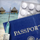 passport, pills and vaccine